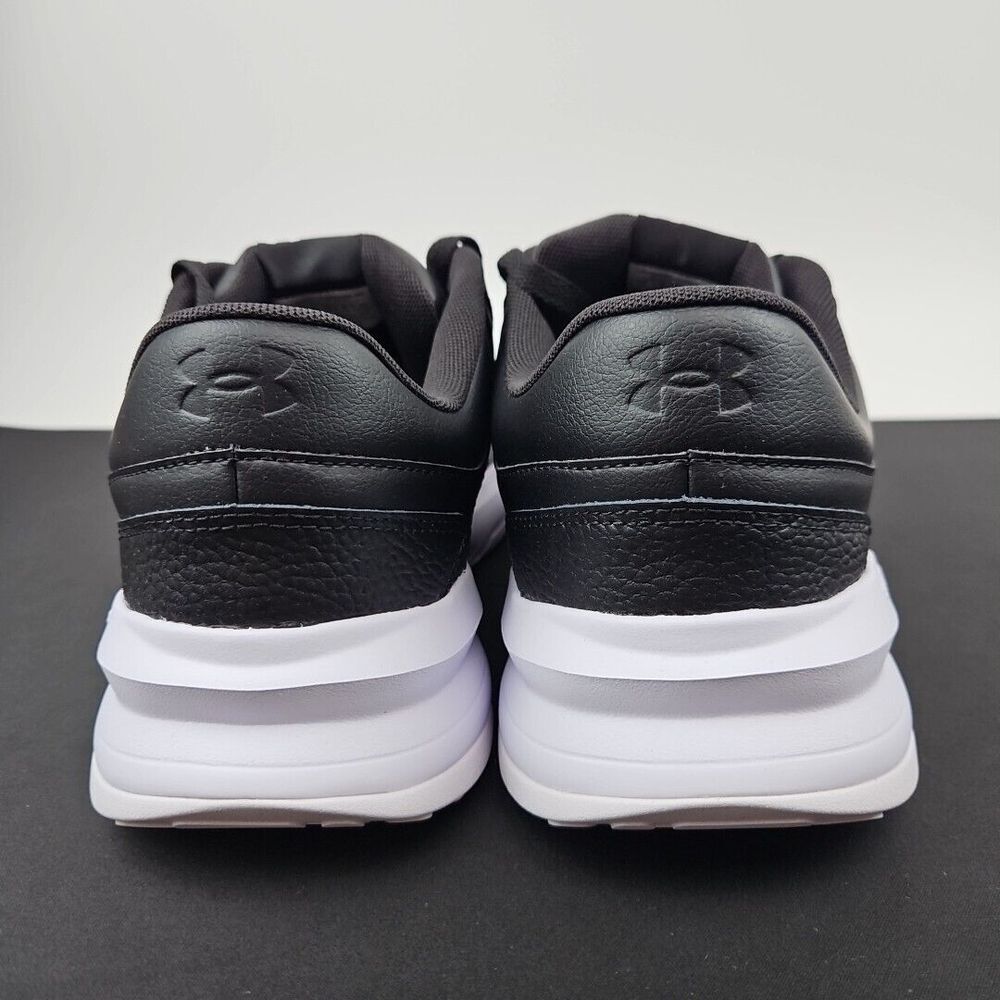 Under Armour Edge LTHR Black White 3028375-001 Men's Size 14 - Picture 4 of 7
